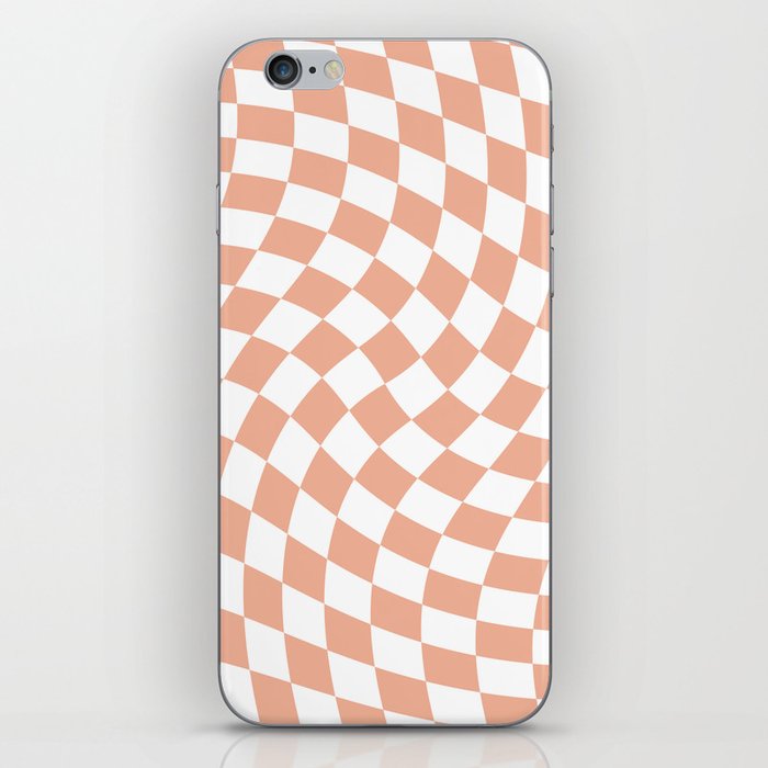 Trippy Swirl // Peach iPhone Skin