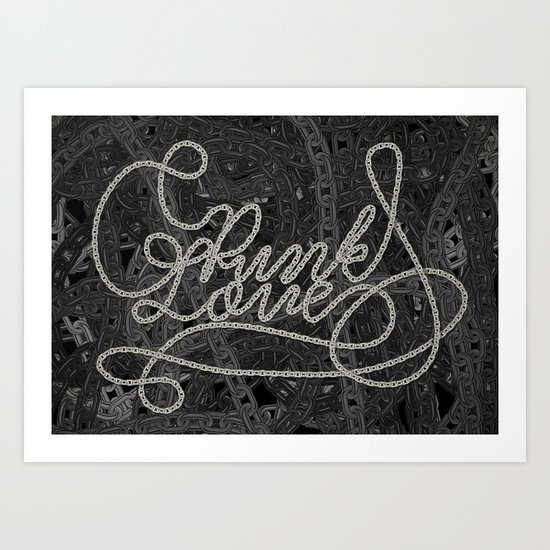 Punk Love Art Print