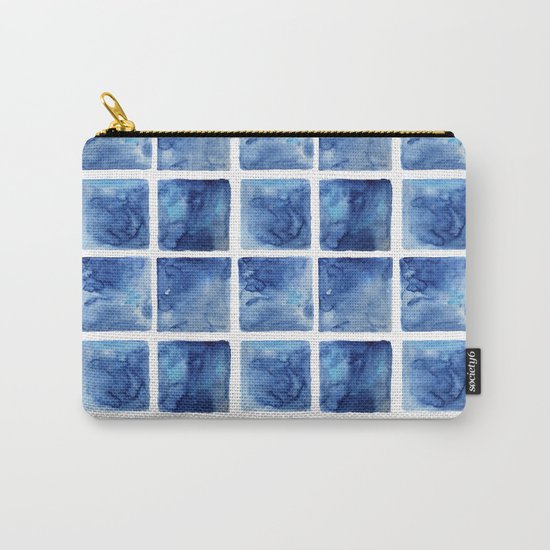 Watercolor mosaic Carry-All Pouch