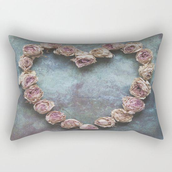 Heart of Roses Rectangular Pillow