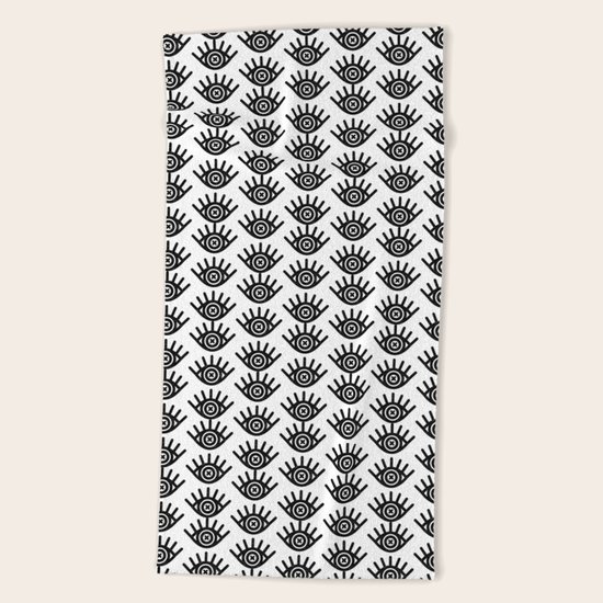 BRIGHT EYES Beach Towel