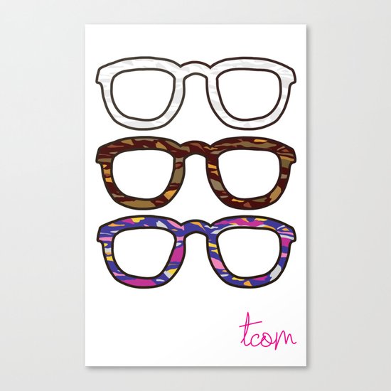 Glasses Canvas Print