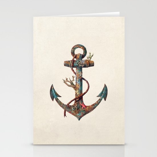 Lost at Sea - colour option Stationery Cards