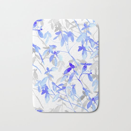 Premonition (Blue Grey) Bath Mat