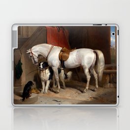 Favourites, the Property of H.R.H. Prince George of Cambridge by Edwin Landseer Laptop Skin