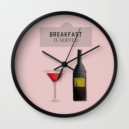 Drink With Me Wall Clock