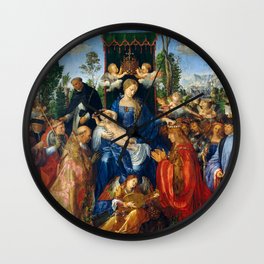 Albrecht Dürer "Feast of Rose Garlands" Wall Clock