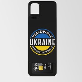 Peace Love Ukraine Android Card Case