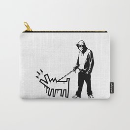 Banksy Choose Your Weapon Artwork Street Art, Design For Posters, Prints, Tshirts, Men, Women, Kids Carry-All Pouch