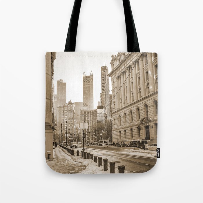 New York City | Sepia | Street Photography Tote Bag