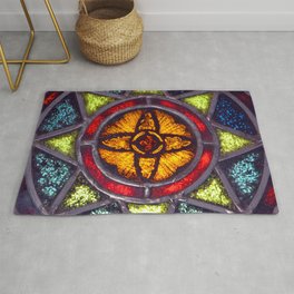 Stained Glass Star Rug