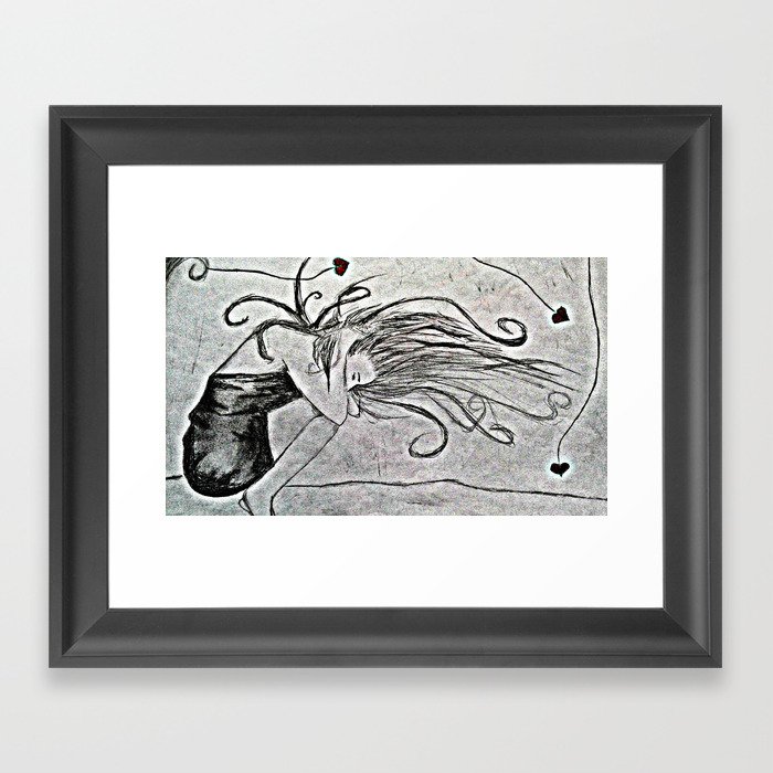 Thinking Out Loud Framed Art Print