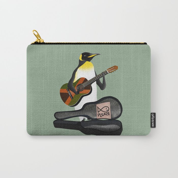 Penguin Busking Carry-All Pouch