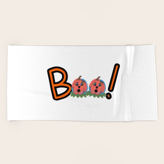 Boo Beach Towel
