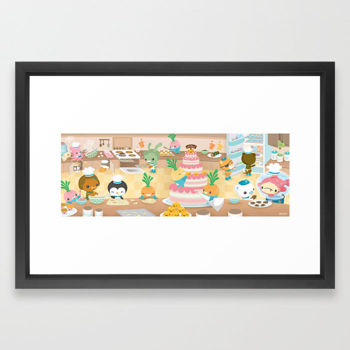 The Octonauts Vegimal Kitchen Framed Art Print By Meomi Society6
