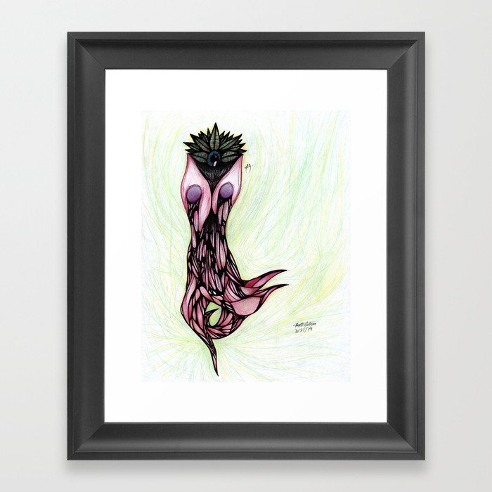 Squid-ish Framed Art Print