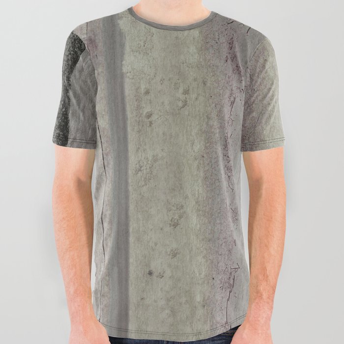 taupe and black velvet characteristics fabric finish All Over Graphic Tee