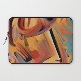 Sacred Fire Dream Abstract Art by Emmanuel Signorino Laptop Sleeve