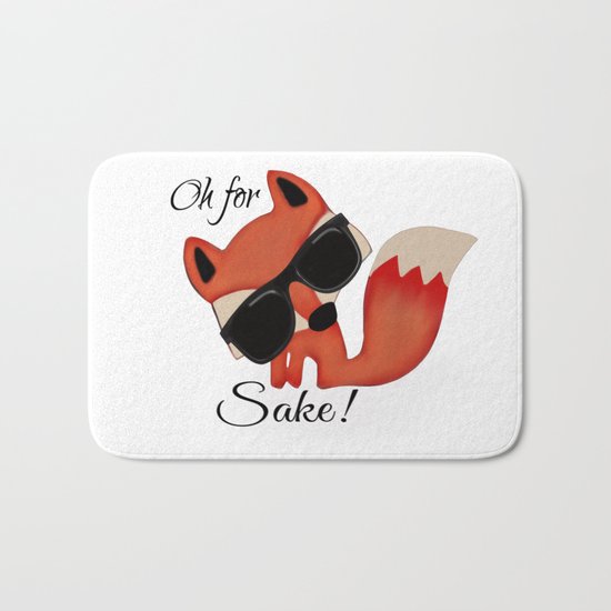 Oh for FOX sake! Bath Mat