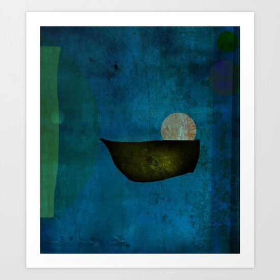 Sunset by the Sea Art Print