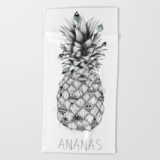 Ananas Beach Towel