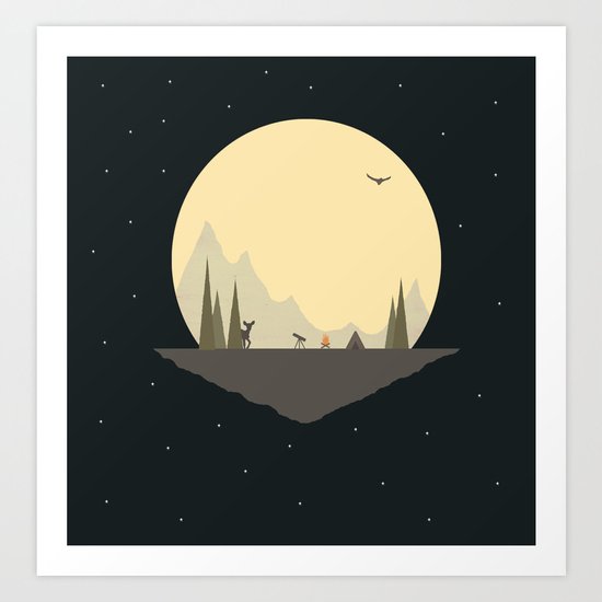 Stop For the Night Art Print