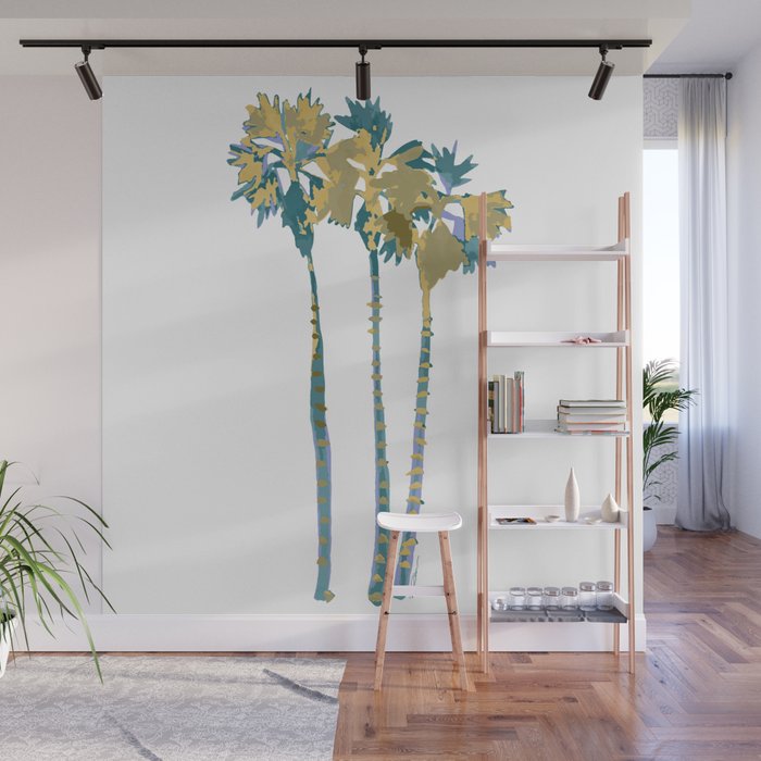 Palm Tree Breezes Wall Mural
