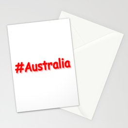 "#Australia" Cute Design. Buy Now Stationery Card