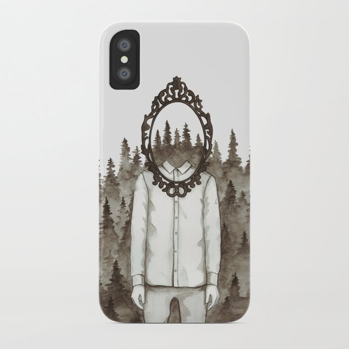 Forest Mirror iPhone Case