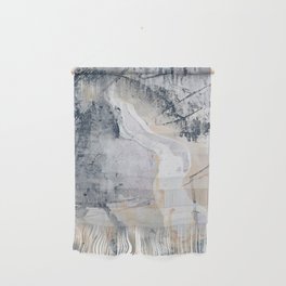 As Restless as the Sea: a minimal abstract painting by Alyssa Hamilton Art Wall Hanging