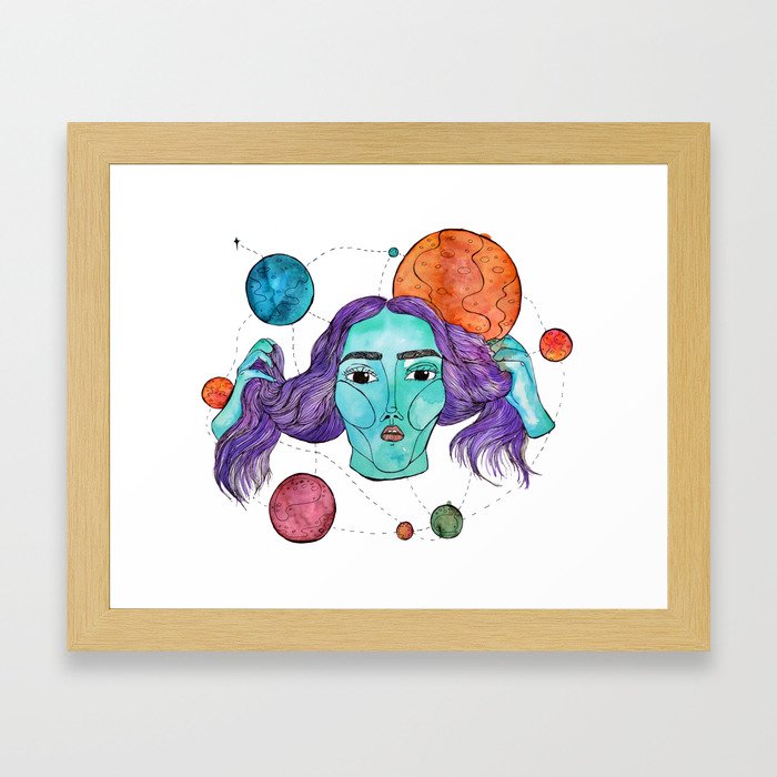 Out of this World/Out of my Mind Framed Art Print