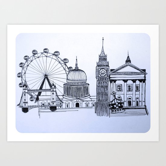 You sound like you're from London Art Print