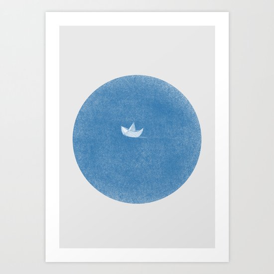 into the sea Art Print