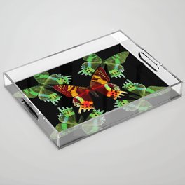 butterflies Acrylic Tray
