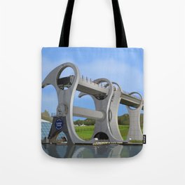 Falkirk Wheel illustration Tote Bag