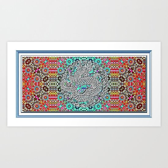 Dragon Garden Art Print