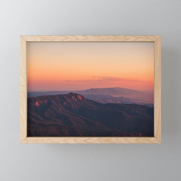 Sandia Peak Framed Mini Art Print