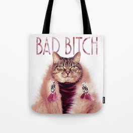 Bad Bitch Cat Tote Bag