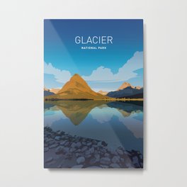 Glacier National Park Metal Print | Waterreflection, Northwestern, Montanalake, Glacierpark, Glaciertravel, Montanasrocky, Nationalpark, Summerprint, Stmarylake, Glacierlandscape 