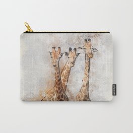 Giraffes in the herd Carry-All Pouch