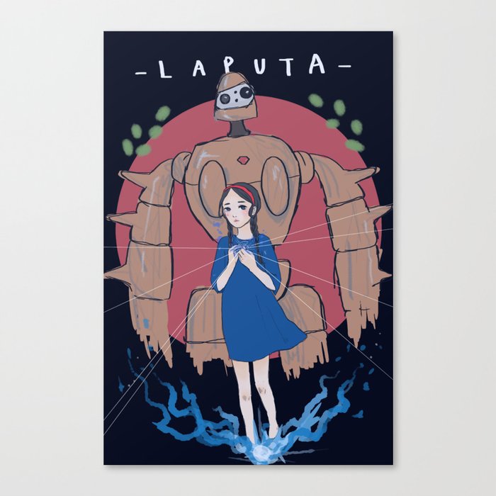 Ghibli - Castle in the Sky Canvas Print
