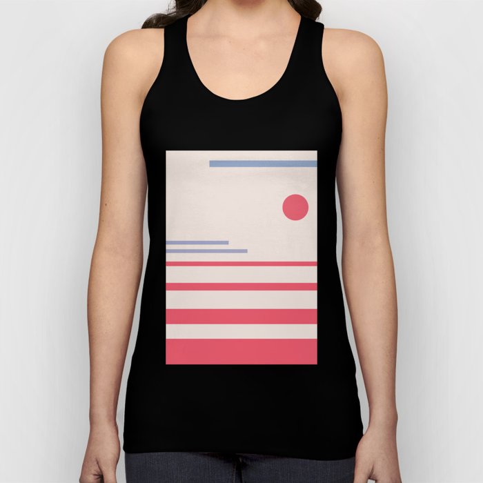 Abstract minimalistic landscape part1 Tank Top