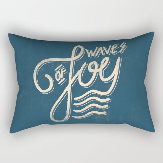 Waves of Joy Rectangular Pillow