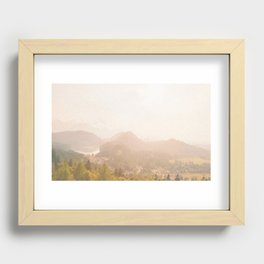 German Landscape Recessed Framed Print