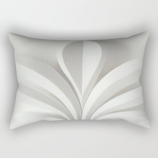 White sculpture Rectangular Pillow