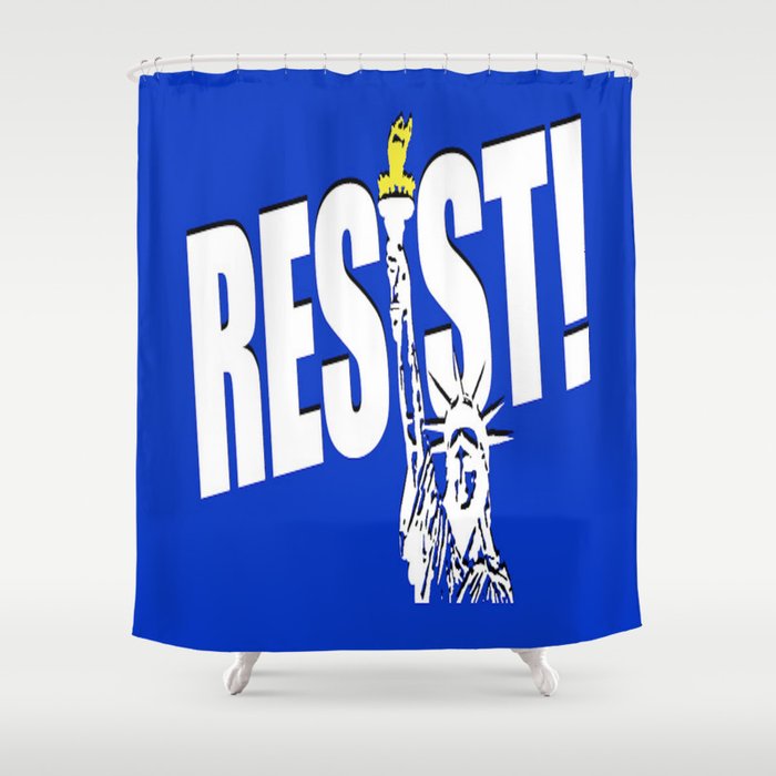 RESIST! Shower Curtain