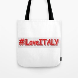 "#iLoveITALY" Cute Design. Buy Now Tote Bag