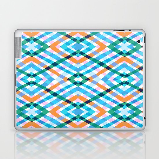 The rustic link based on tenun ikat Laptop & iPad Skin