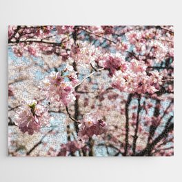 Cherry blossom flower pattern Jigsaw Puzzle