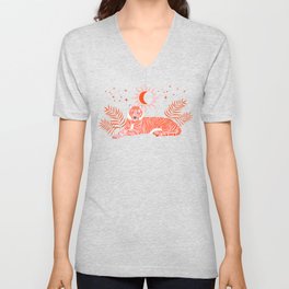 Chinese New Year of the Tiger 2022  V Neck T Shirt